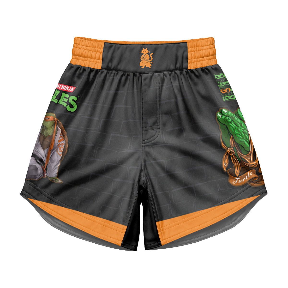 Teen Mutant Ninja Turtle Michelangelo Kids Grappling Shorts