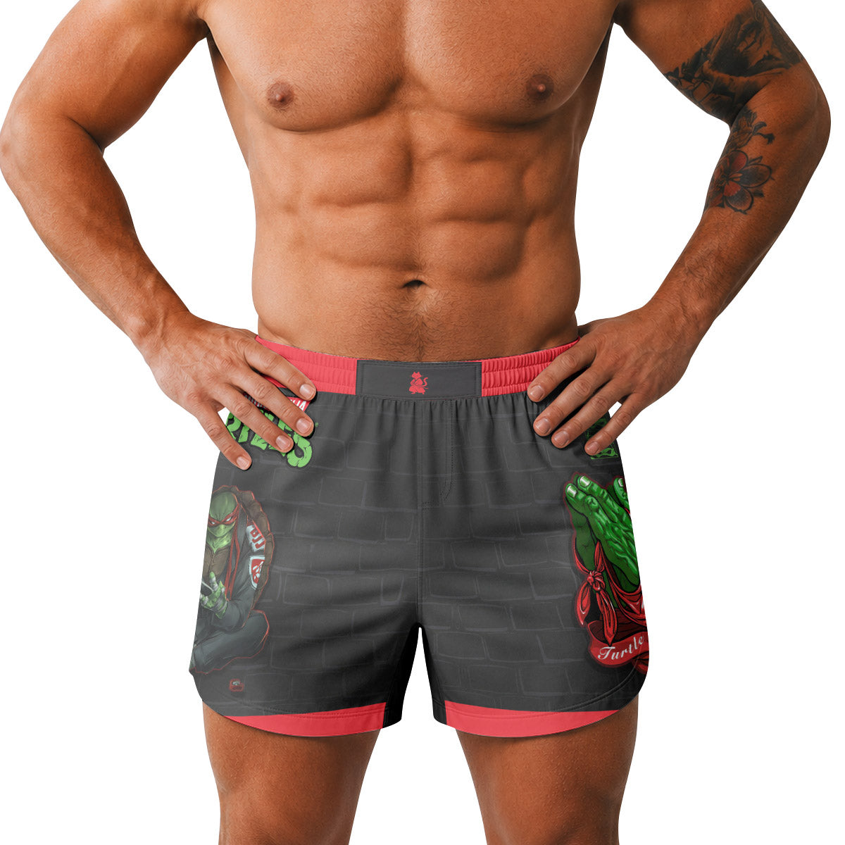Teen Mutant Ninja Turtle Raphael Grappling Shorts