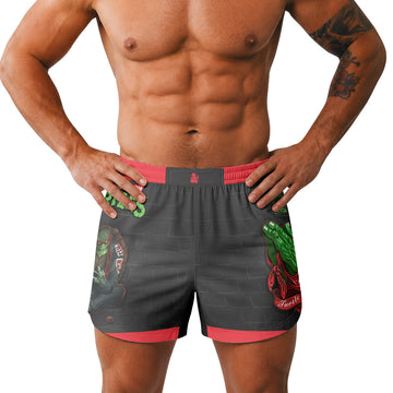 Teen Mutant Ninja Turtle Raphael Grappling Shorts