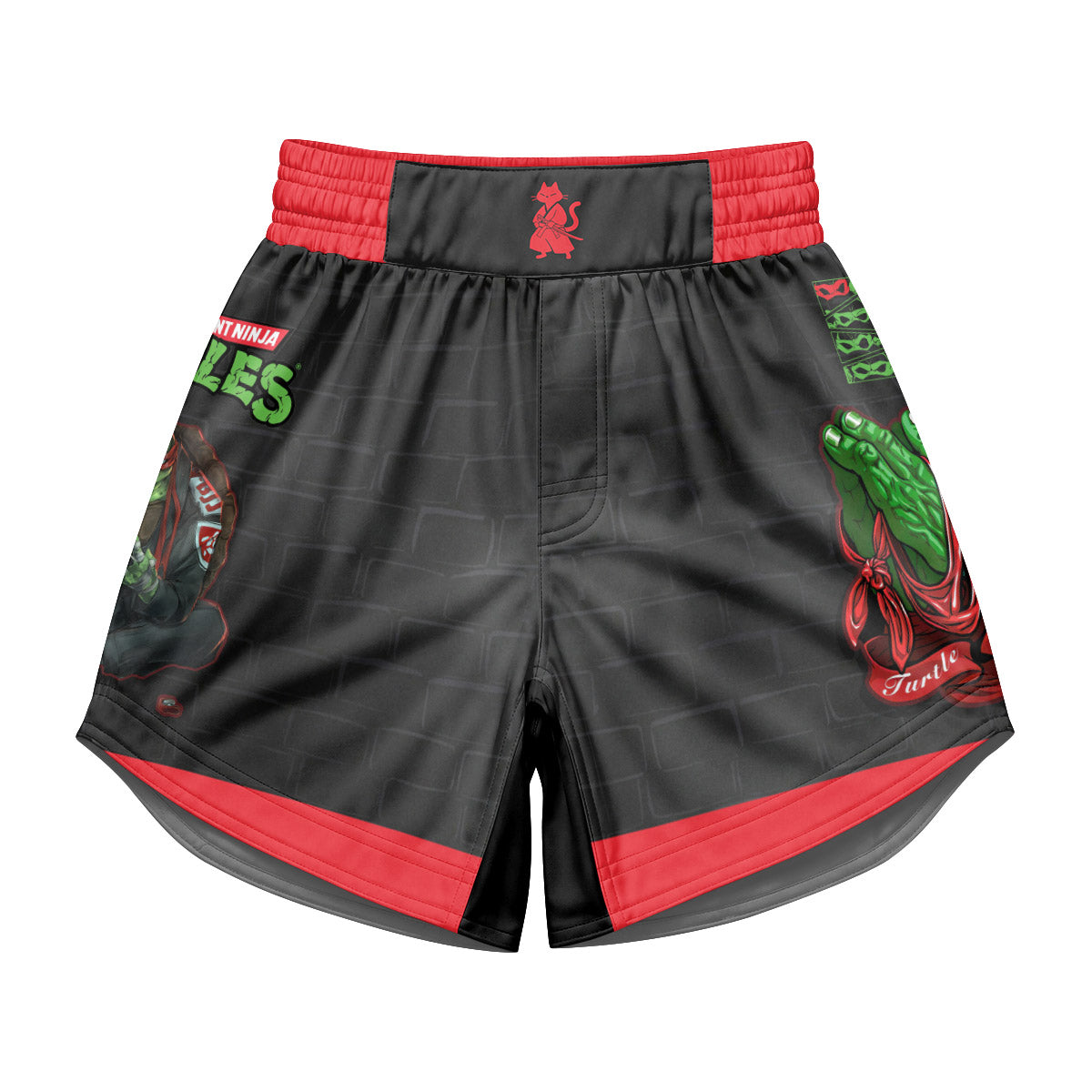 Teen Mutant Ninja Turtle Raphael Kids Grappling Shorts
