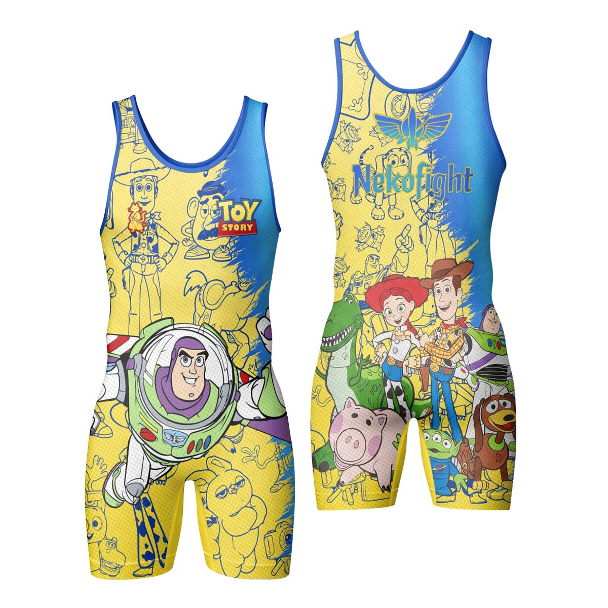  Toy Story Wrestling Singlet