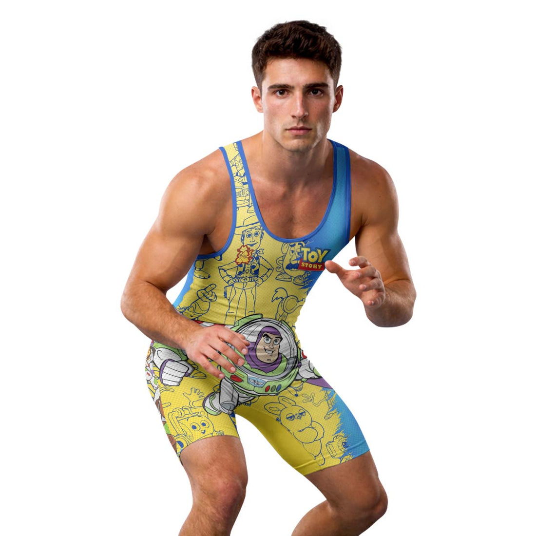 Toy Story Wrestling Singlet